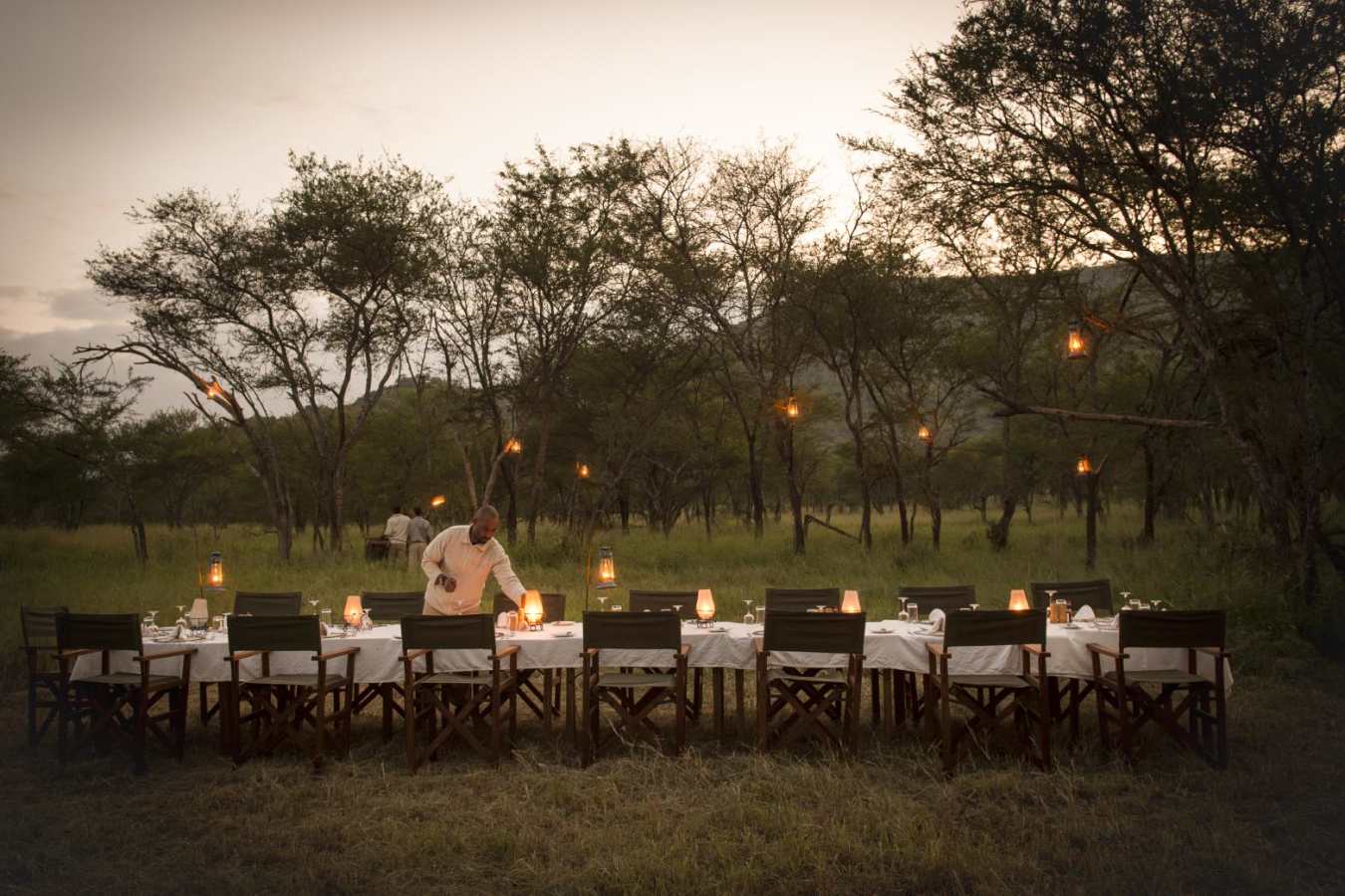 Dinner layout - Dunia Camp