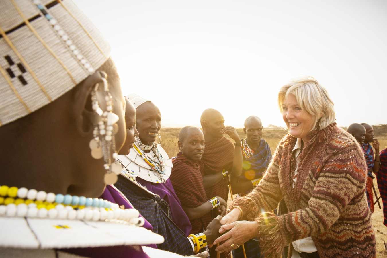 Meeting the masaai at Entamanu Private