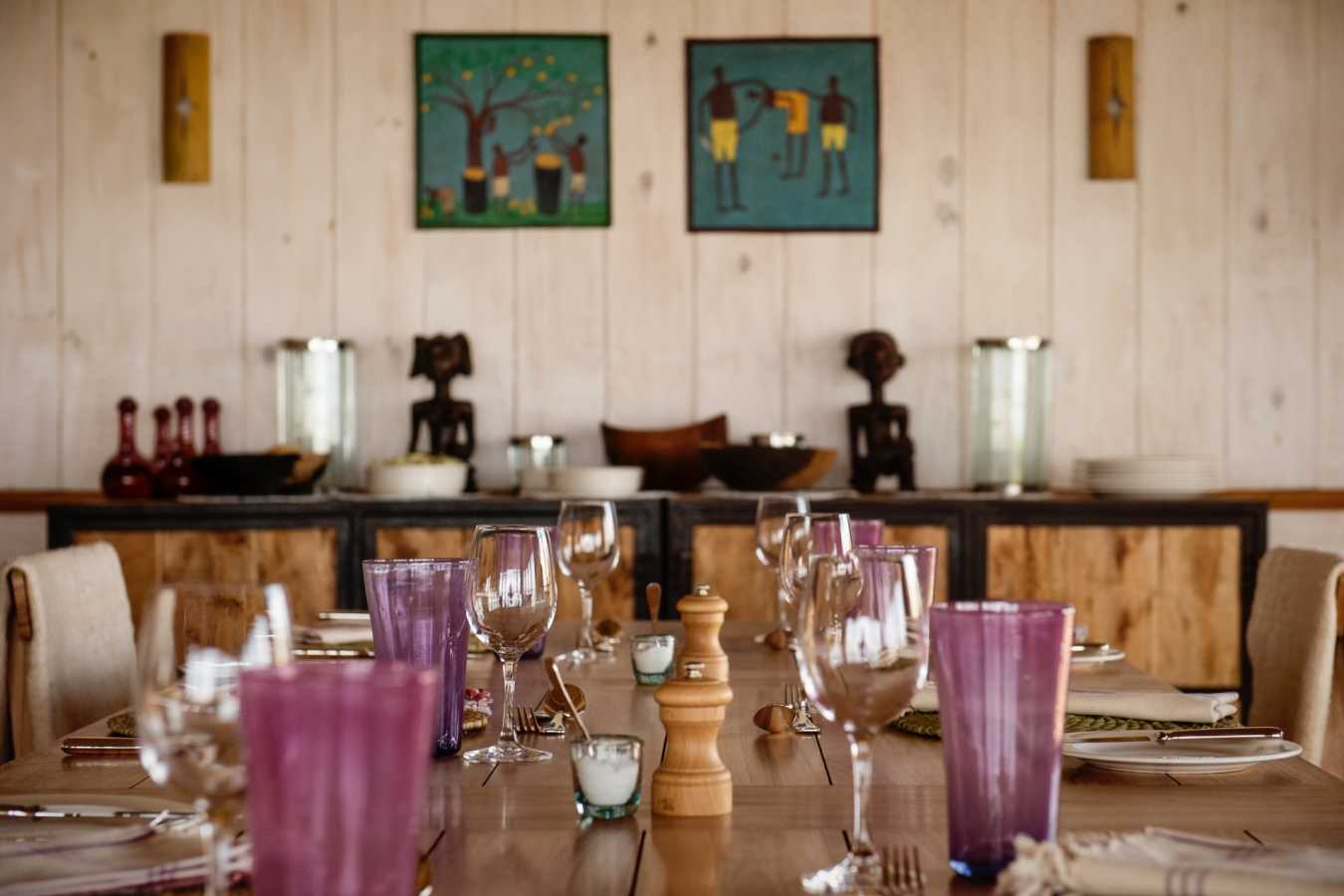 Dining at Entamanu Private