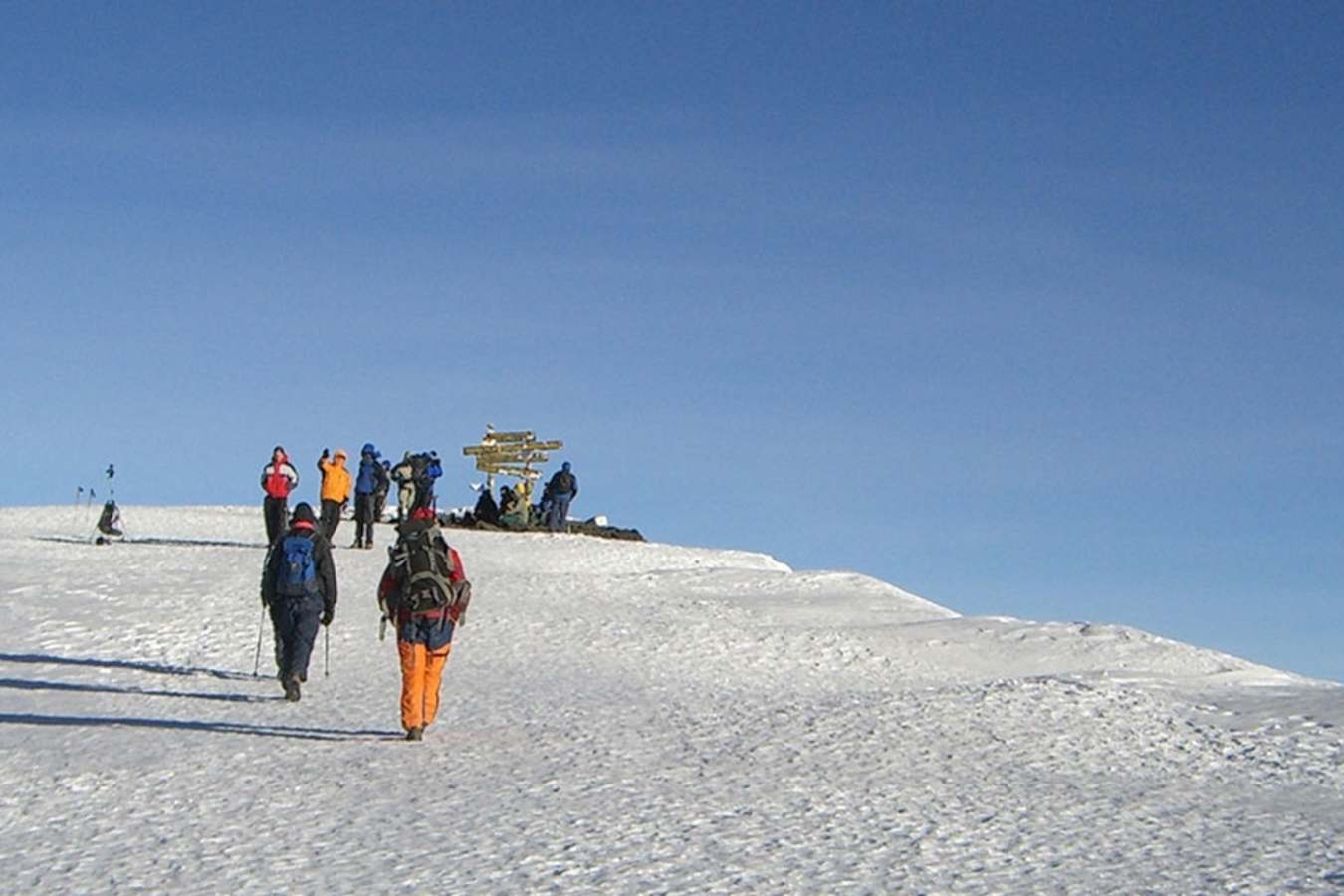 Summiting - Lemosho Route