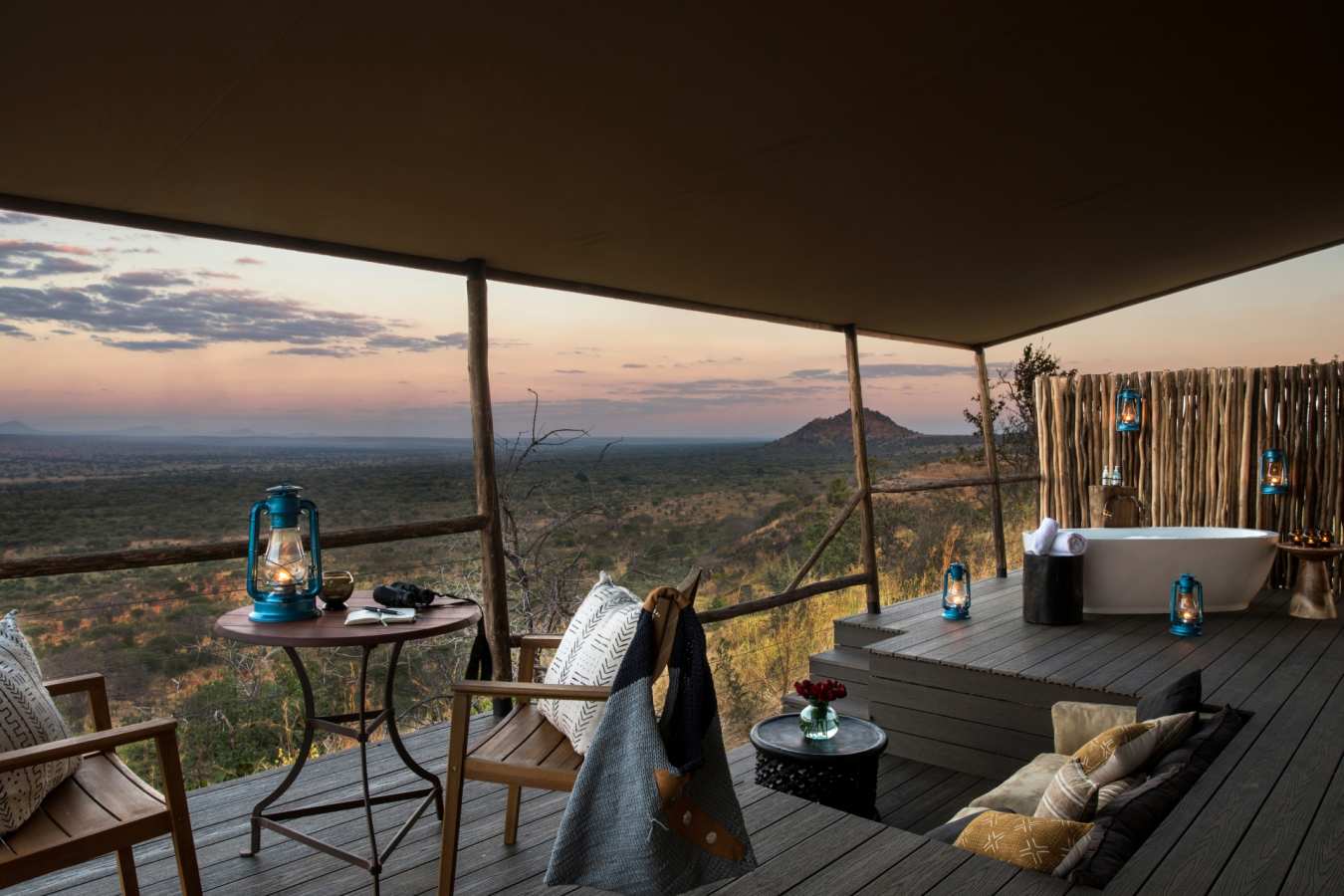 Private balcony