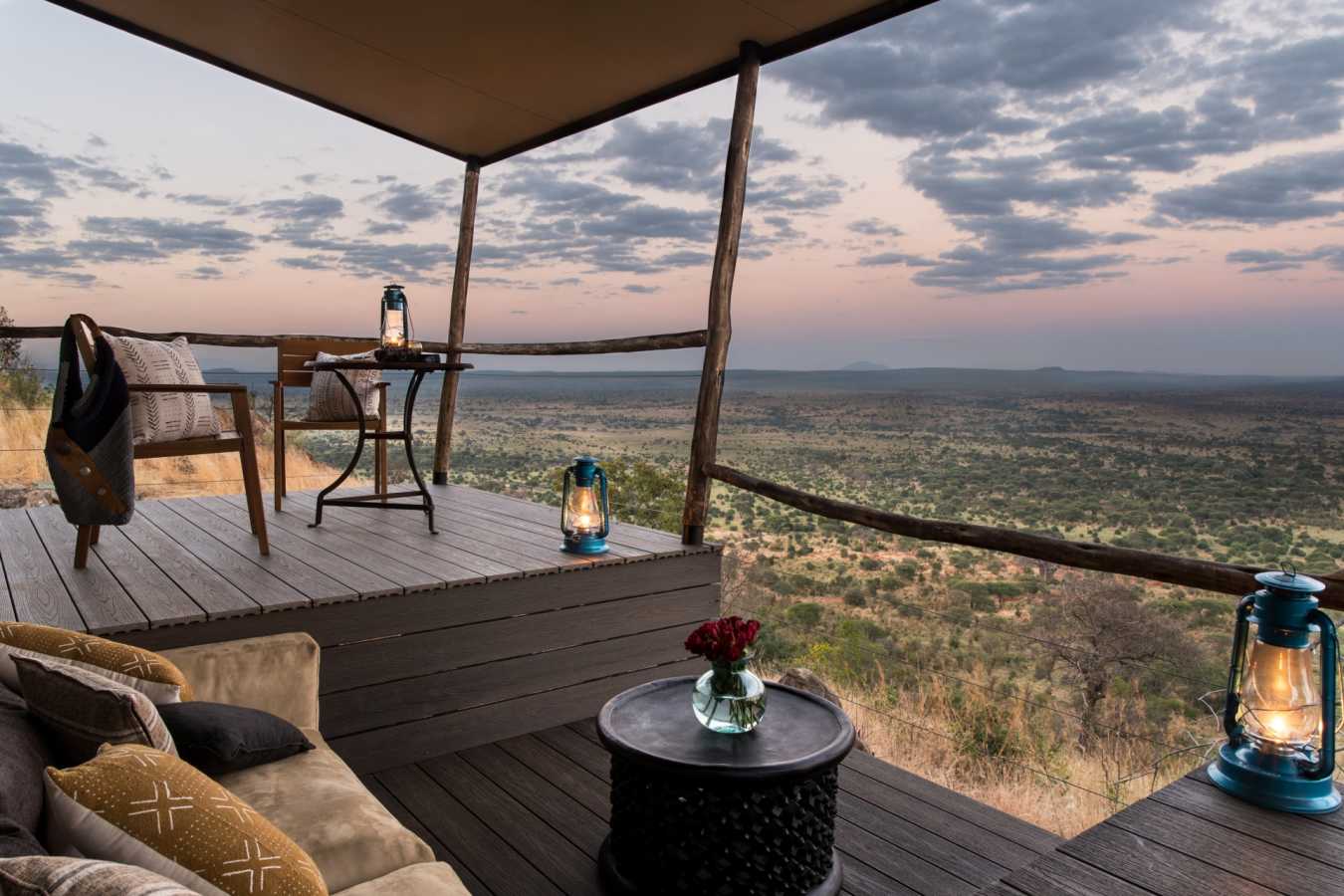 Private terrace view