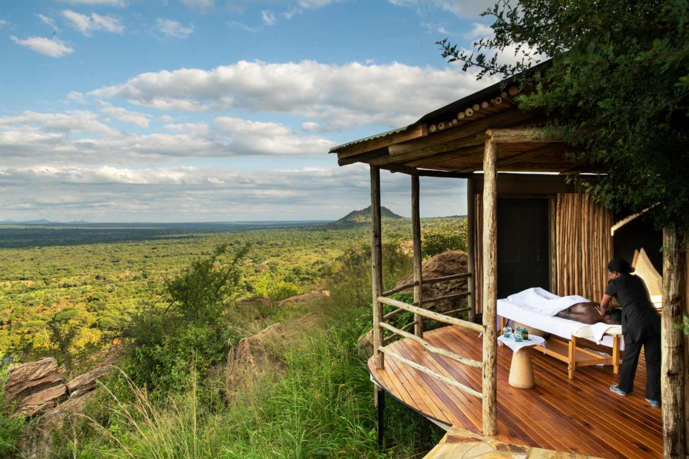 massage with a view