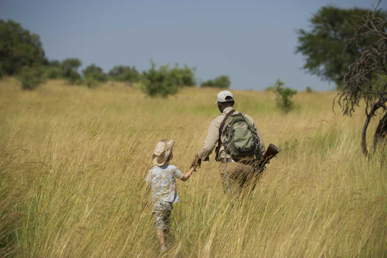 Bush walk - Mkombe's House at Lamai