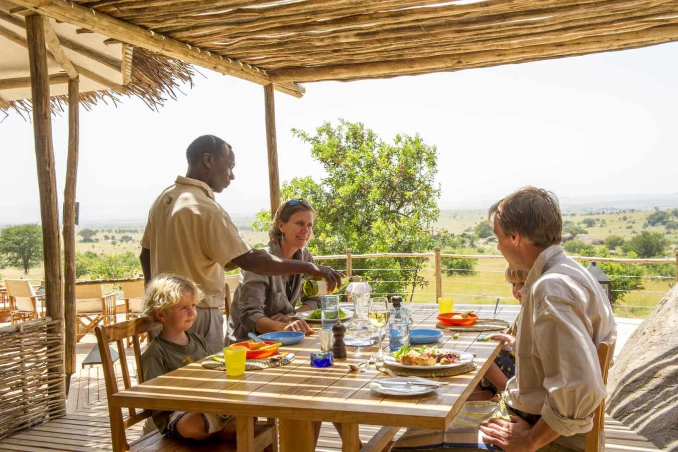 Lunch time - Mkombe's House at Lamai