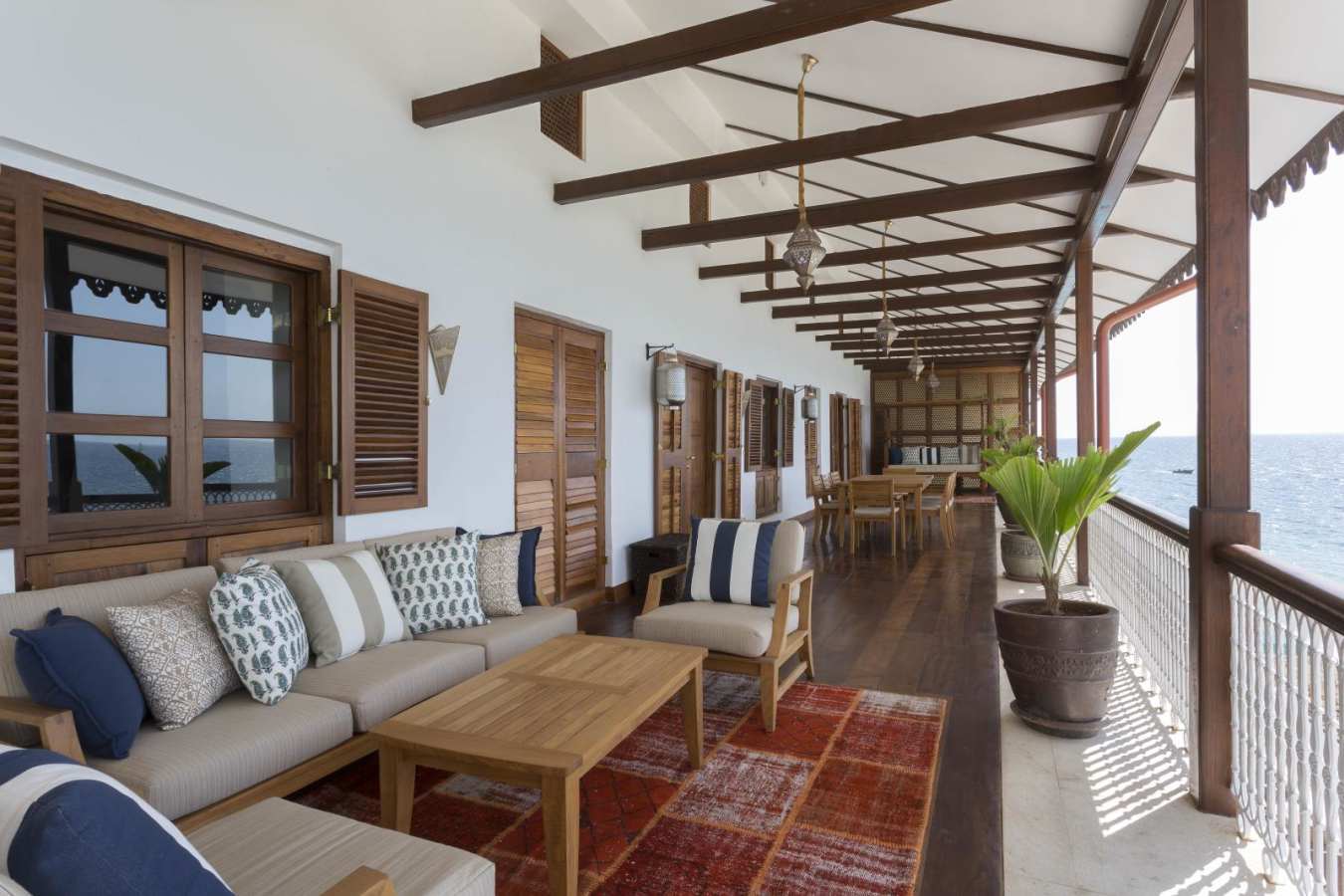 Terrace with sea views  - Park Hyatt Zanzibar
