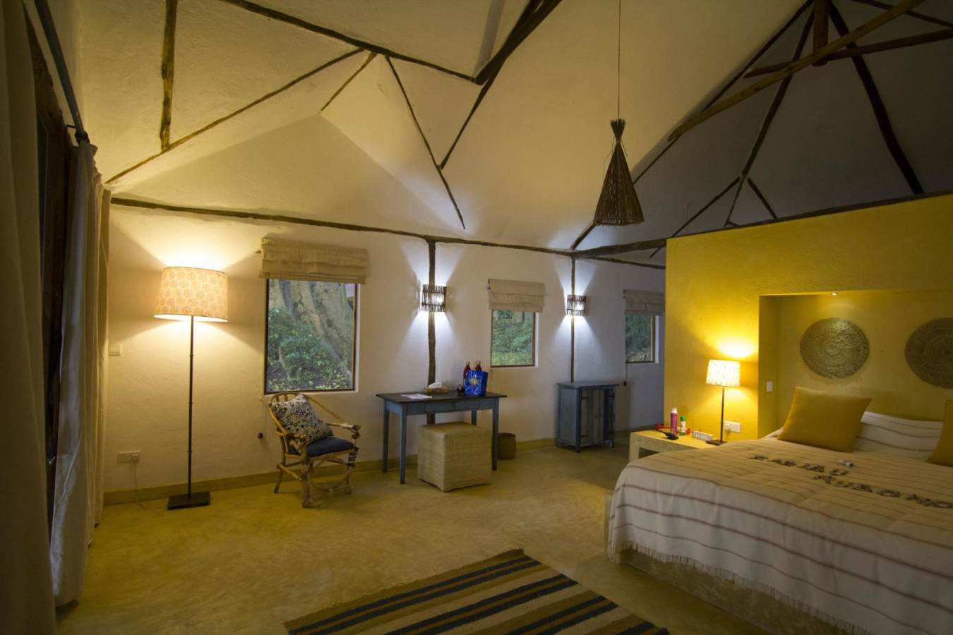 Banda interior - Rubondo Island Lodge