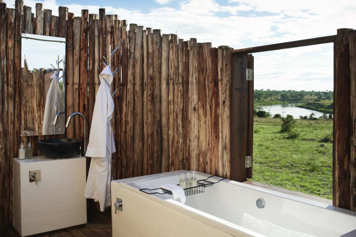 Singita Mara River Tented Camp - Bathroom