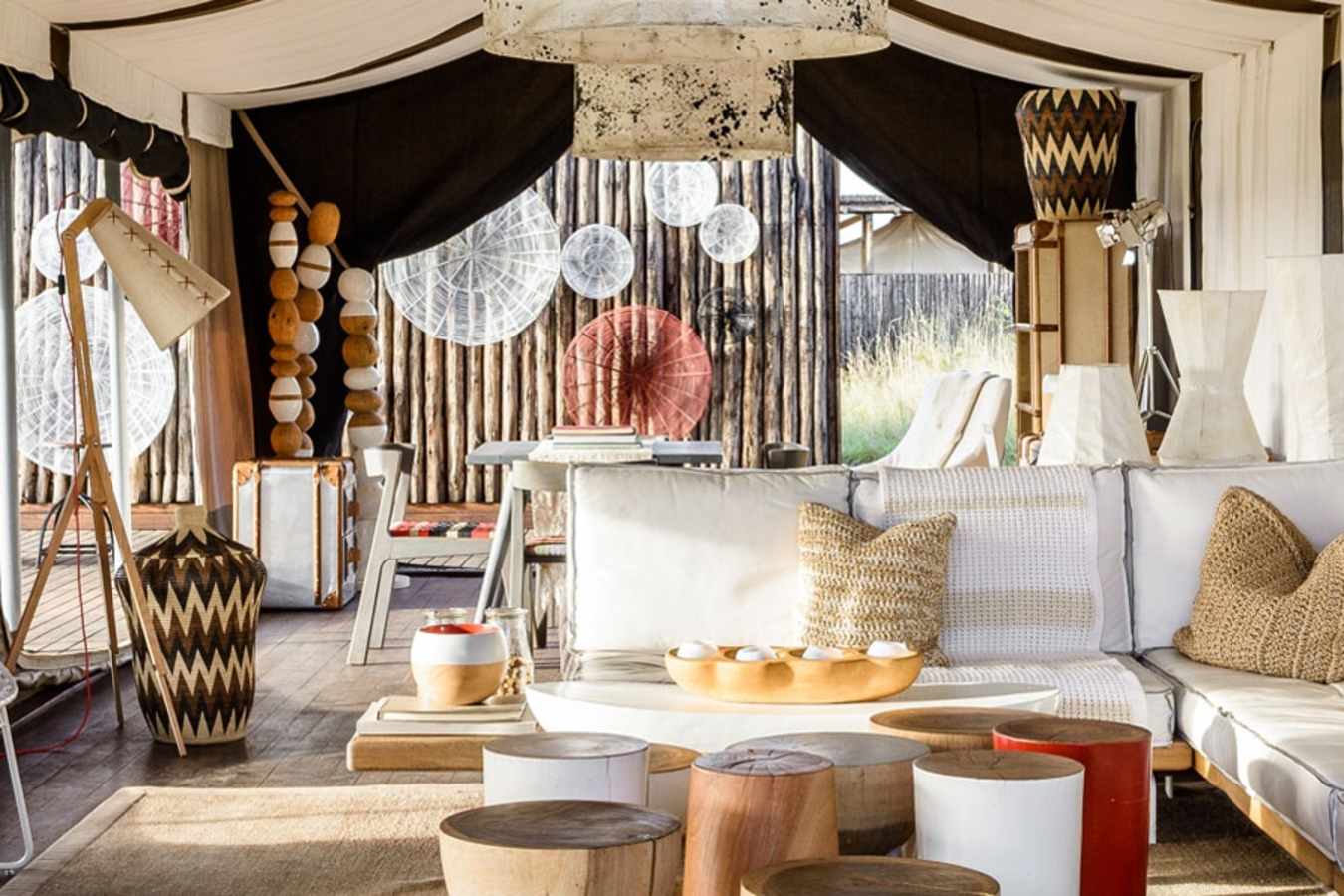 Lounge - Singita Mara River Tented Camp