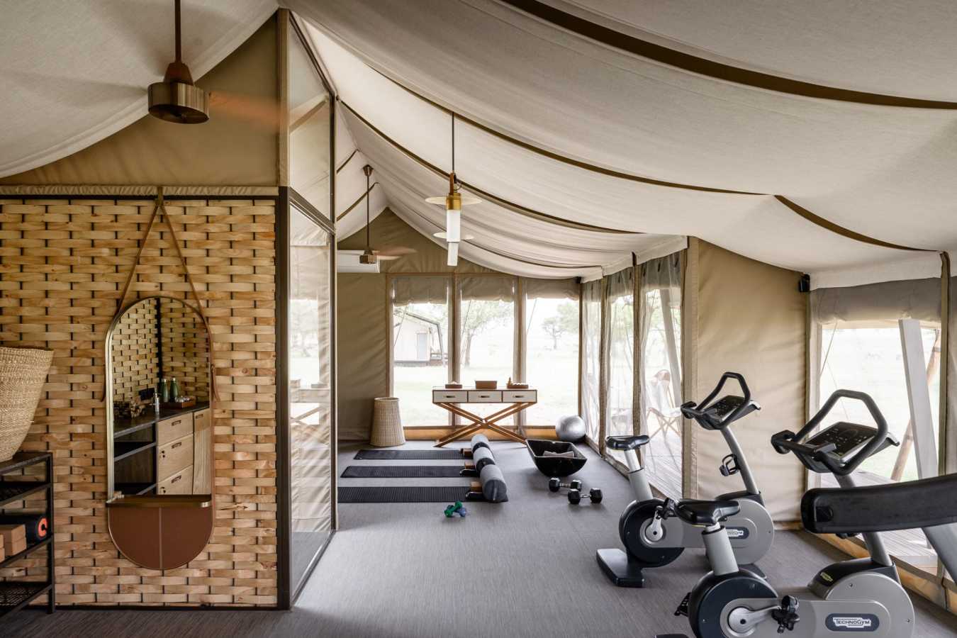 Singita Sabora fitness area 
