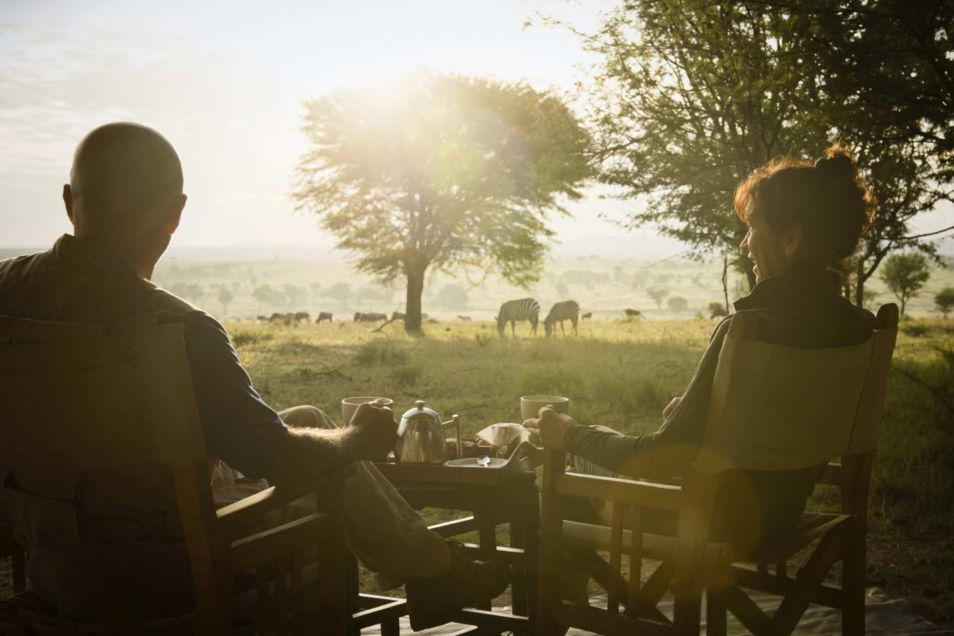 Guests enjoying the view - Ubuntu Camp