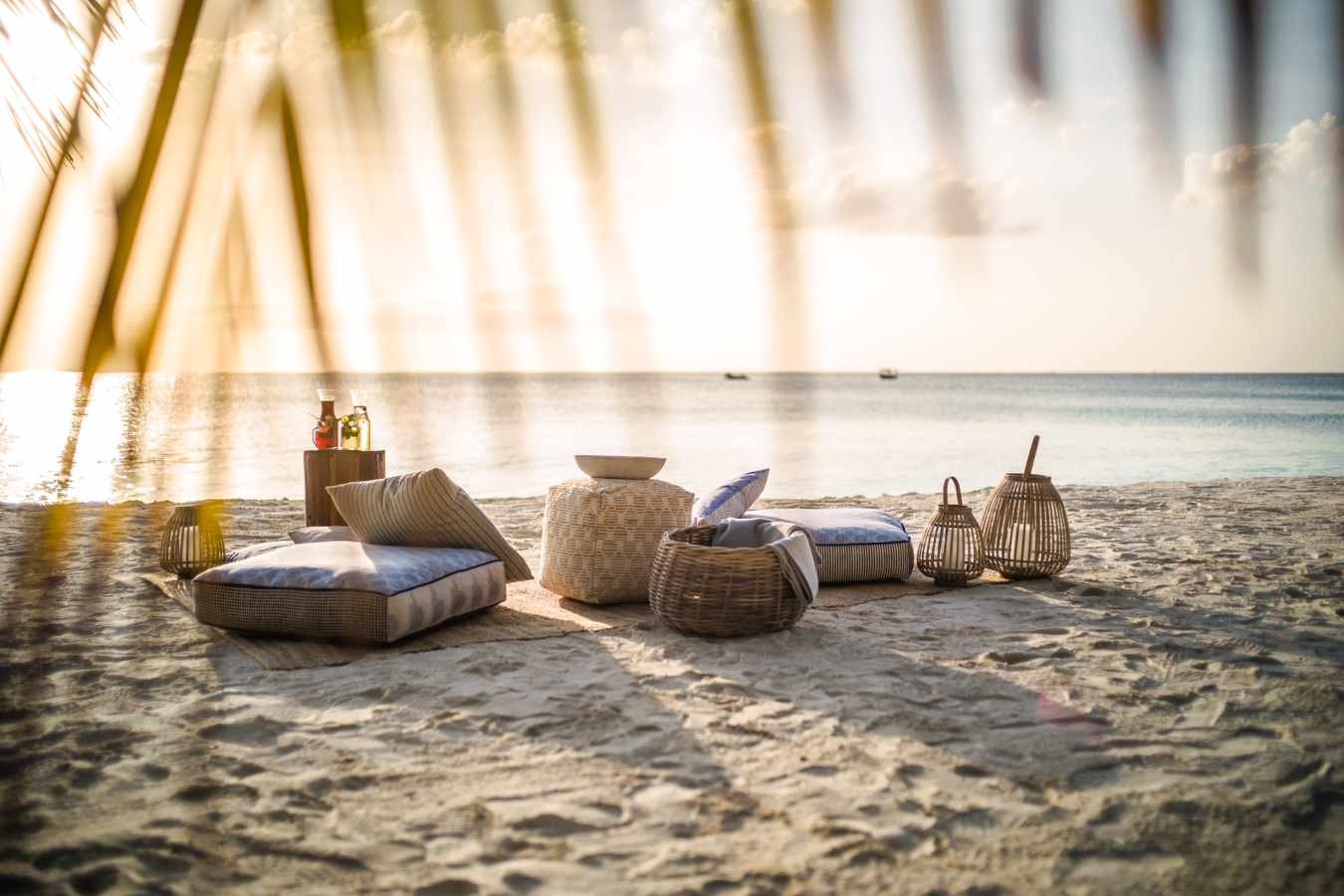 Sundowners on the beach