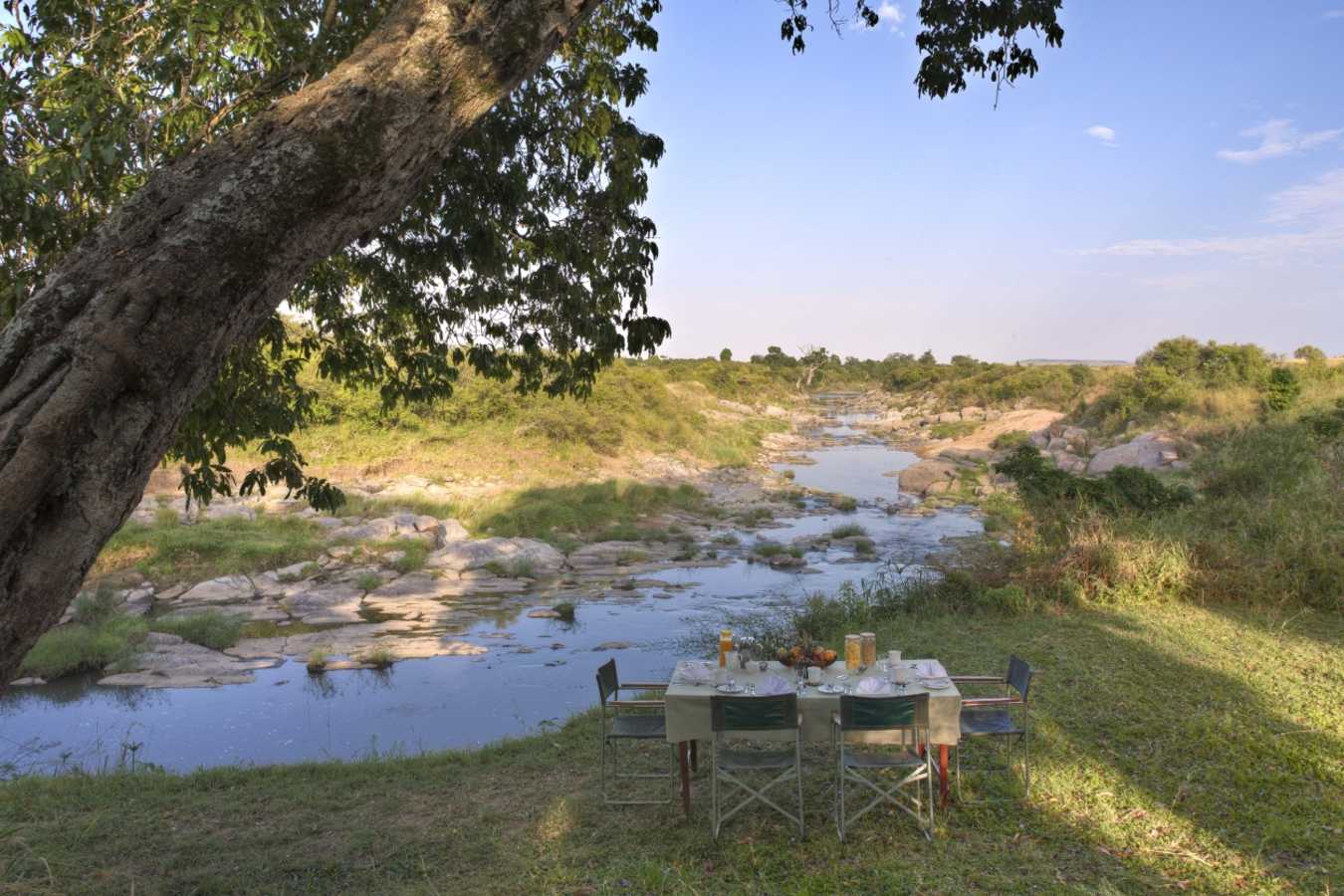Rekero Camp Bush breakfast 