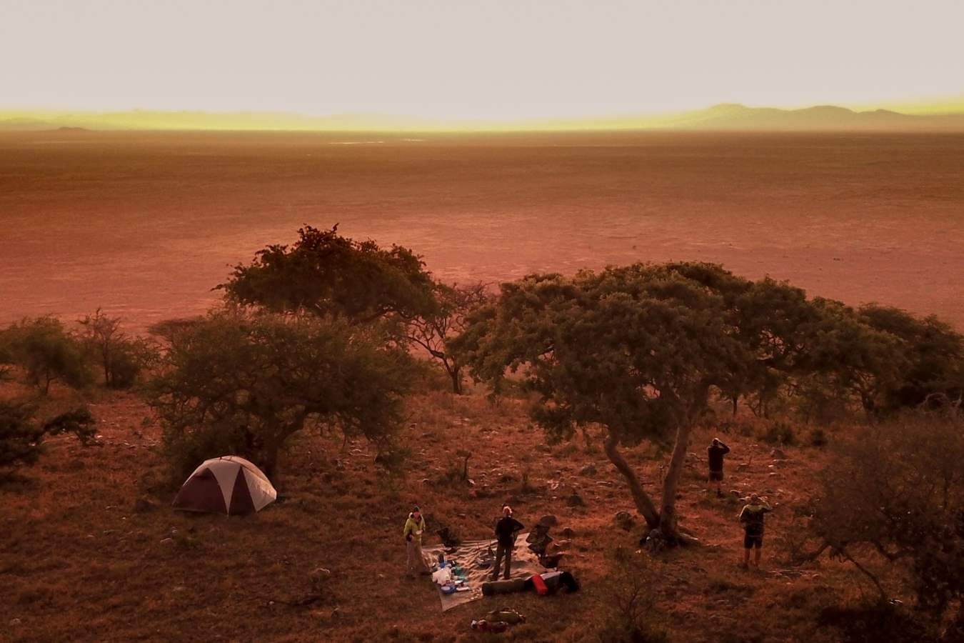 Fly camping