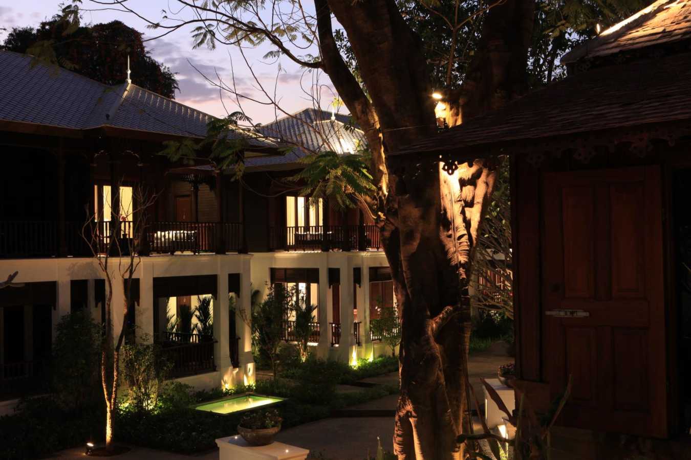 Exterior at Night - 137 Pillars House