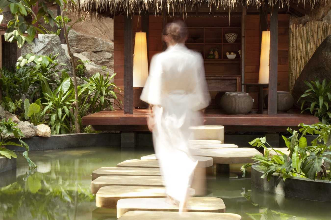 Entrance to Spa - Anantara Rasananda
