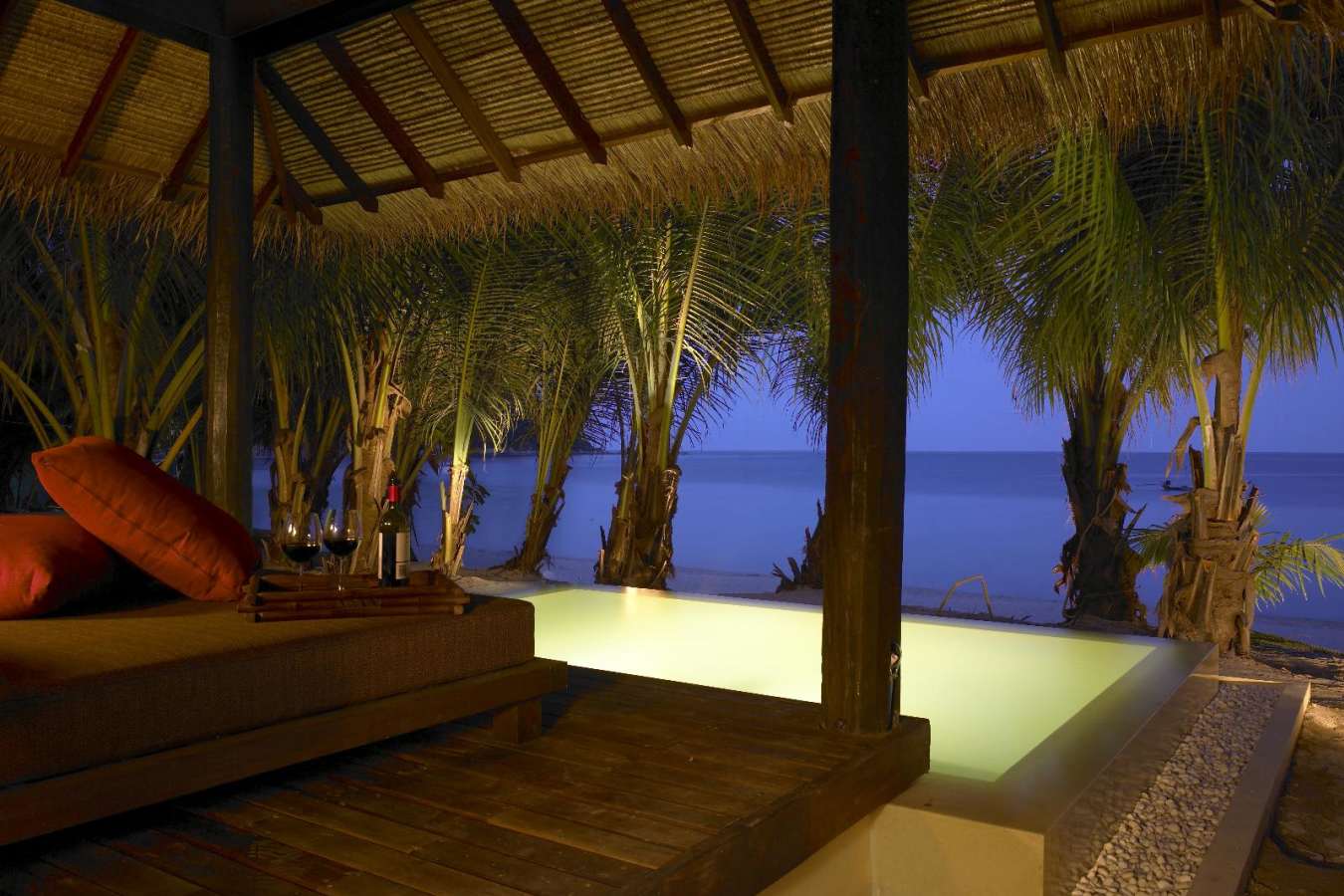 Private Pool by Night - Anantara Rasananda