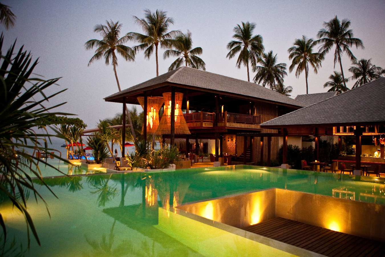 Pool and Restaurant - Anantara Rasananda