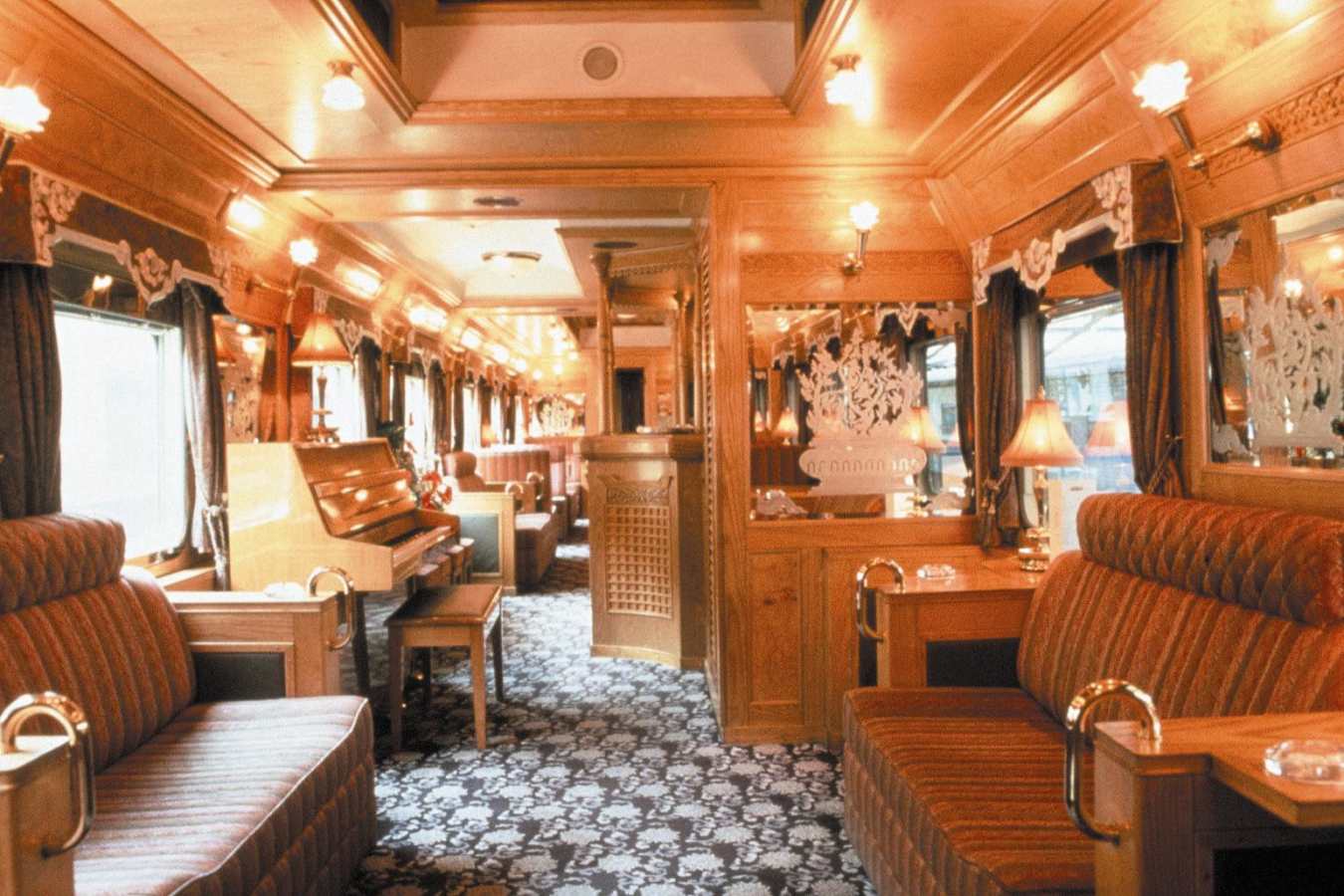 Bar on the train - Eastern & Oriental Express