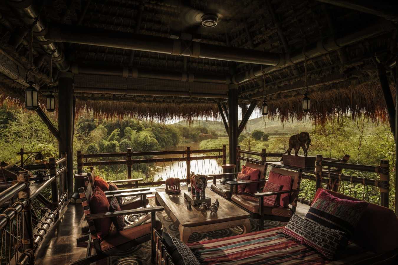 Burma Bar - Four Seasons Tented Camp Golden Triangle