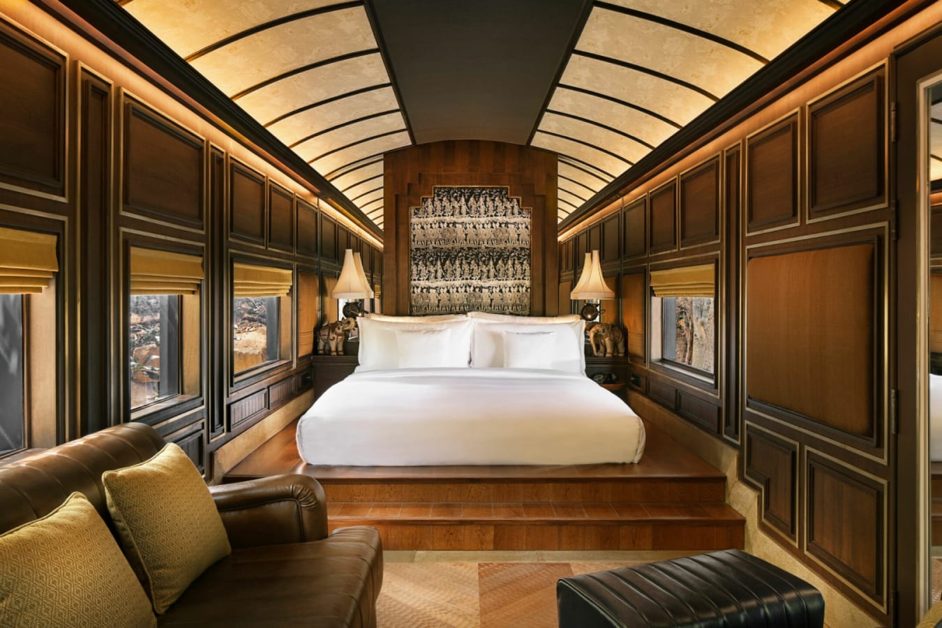 Indoor bedroom of heritage car 