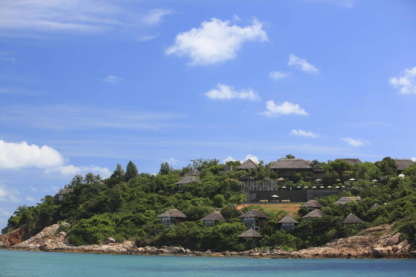 View from the sea - Six Senses Samui