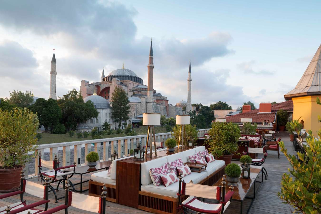 Terrace with Hagia Sofia views