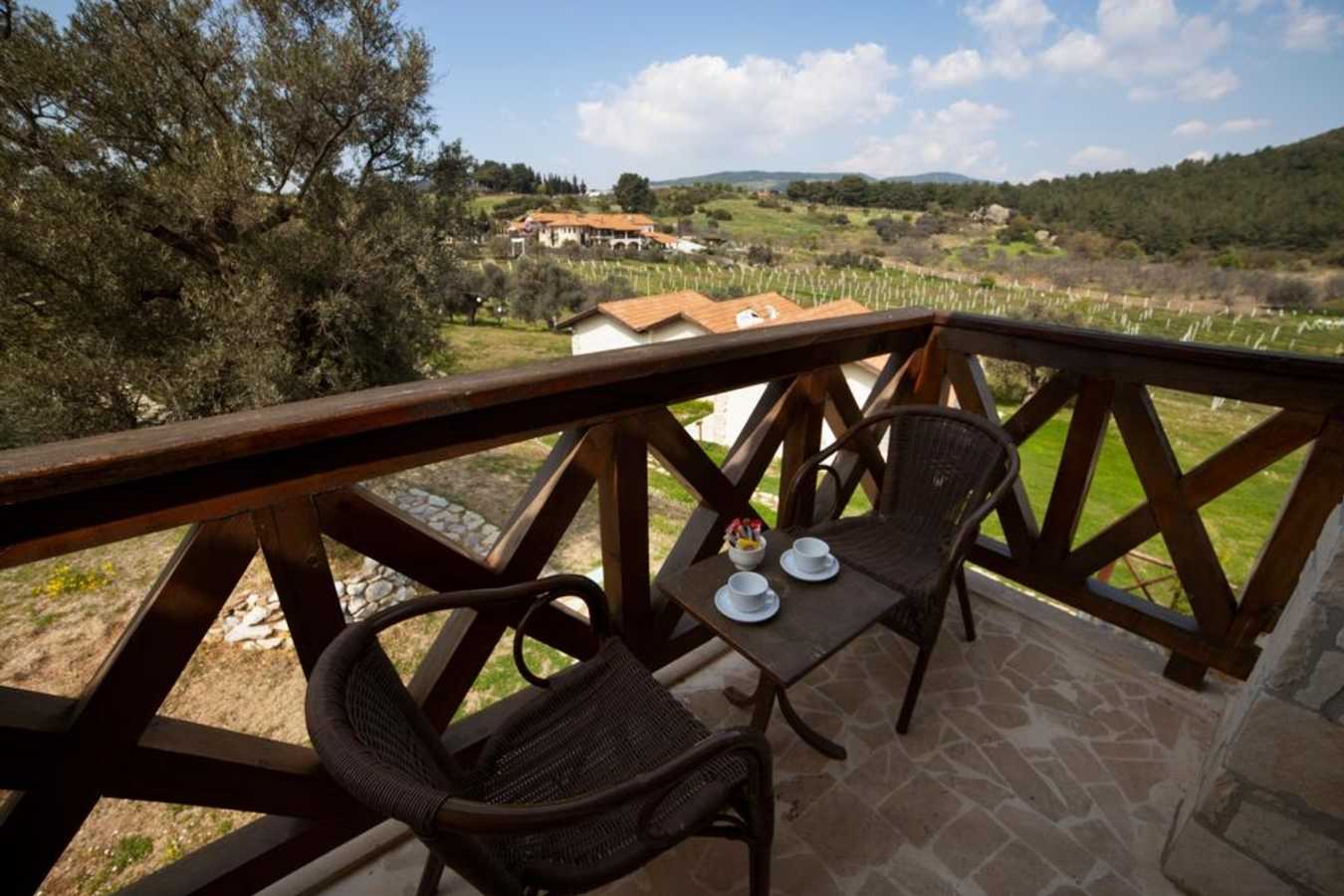 Balcony and view