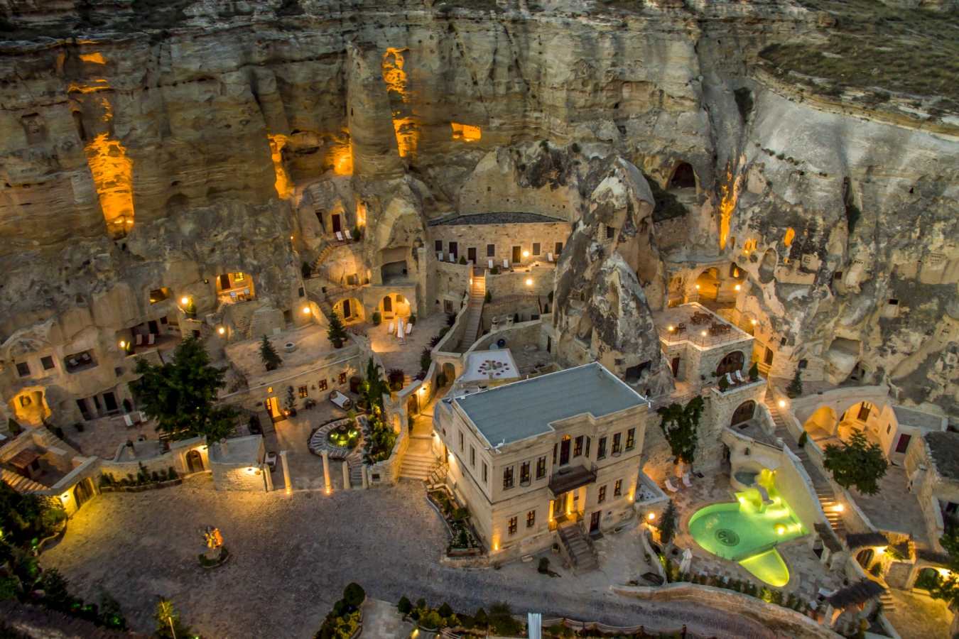 Hotel from above- Yunak Evleri