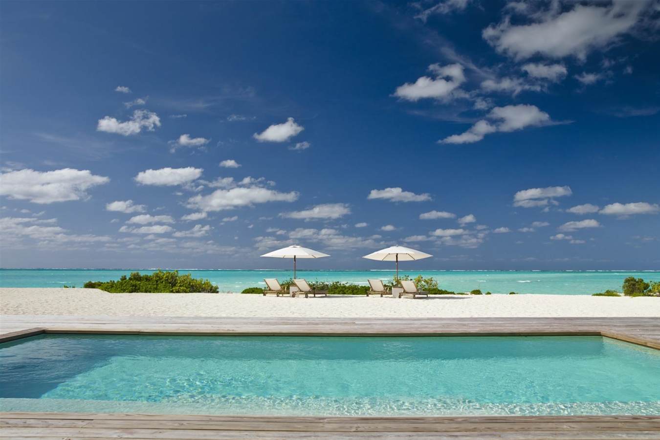 Two Bedroom Beach House Pool - COMO Parrot Cay