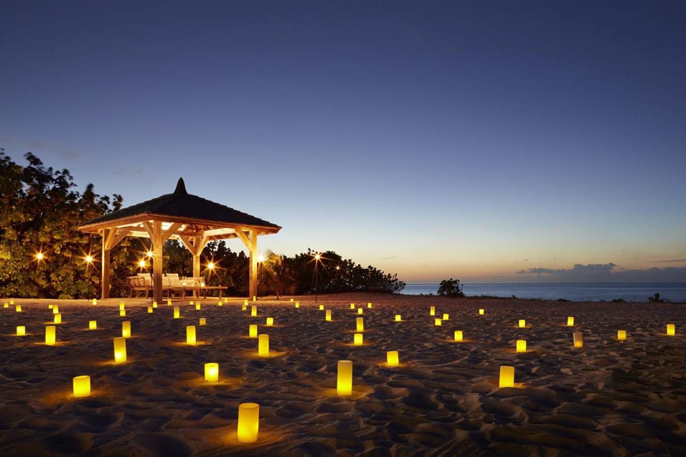 In Villa Romantic Dinner - COMO Parrot Cay
