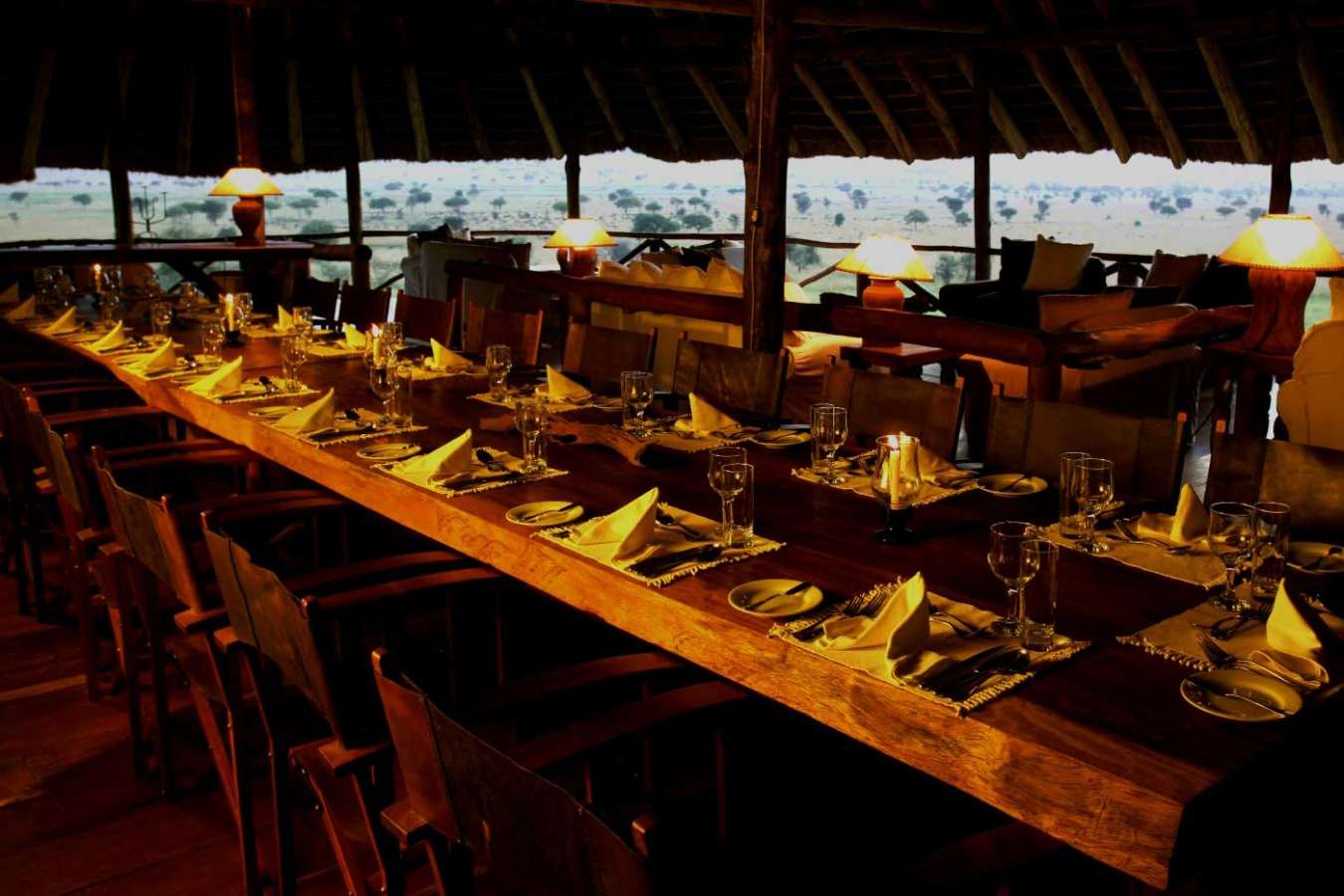The dining room - Apoka Lodge