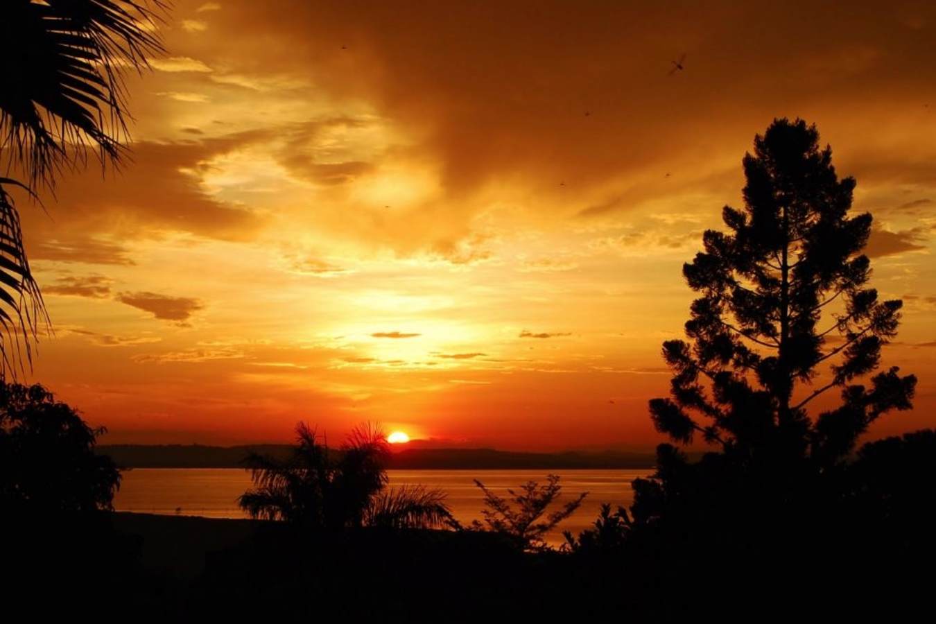 Sunset view - Karibu Guest House