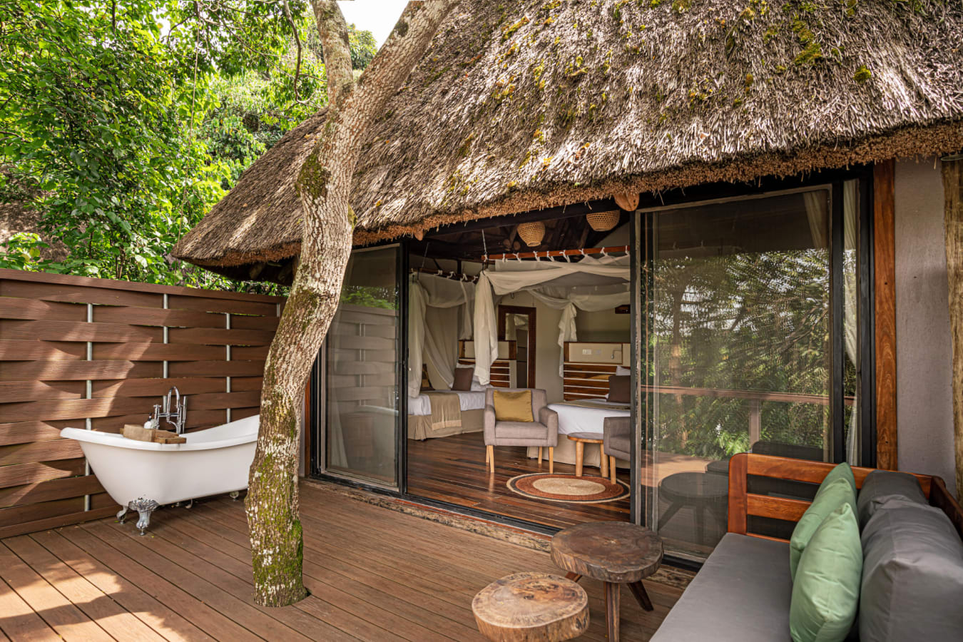 Bedroom deck