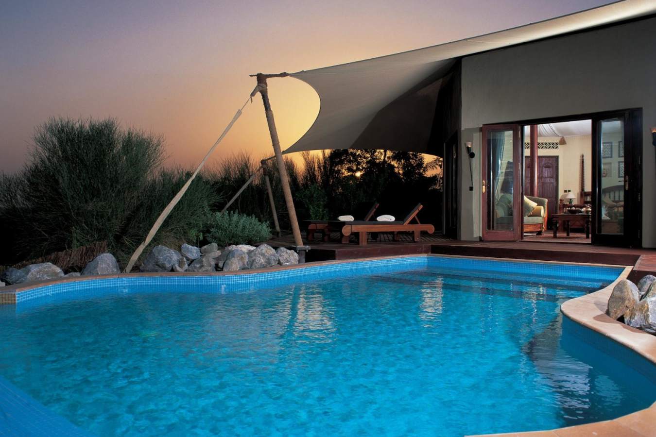 Bedouin Suite Pool - Al Maha Desert Resort and Spa