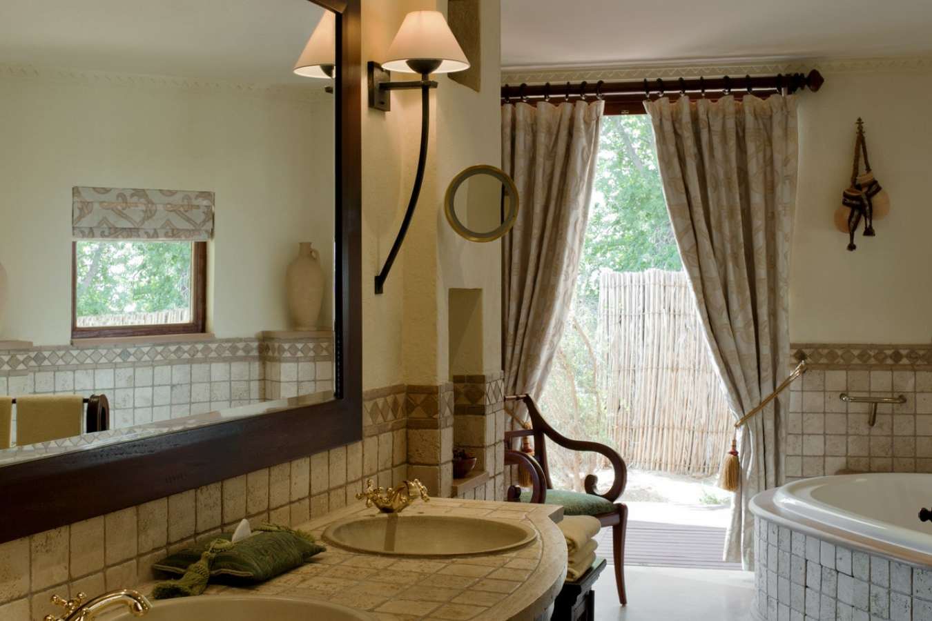 Bedouin Suite Bathroom - Al Maha Desert Resort and Spa