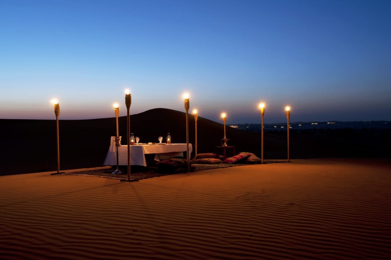 Dune Dining - Al Maha Desert Resort and Spa