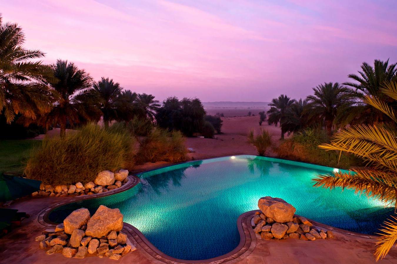 Spa Pool - Al Maha Desert Resort and Spa