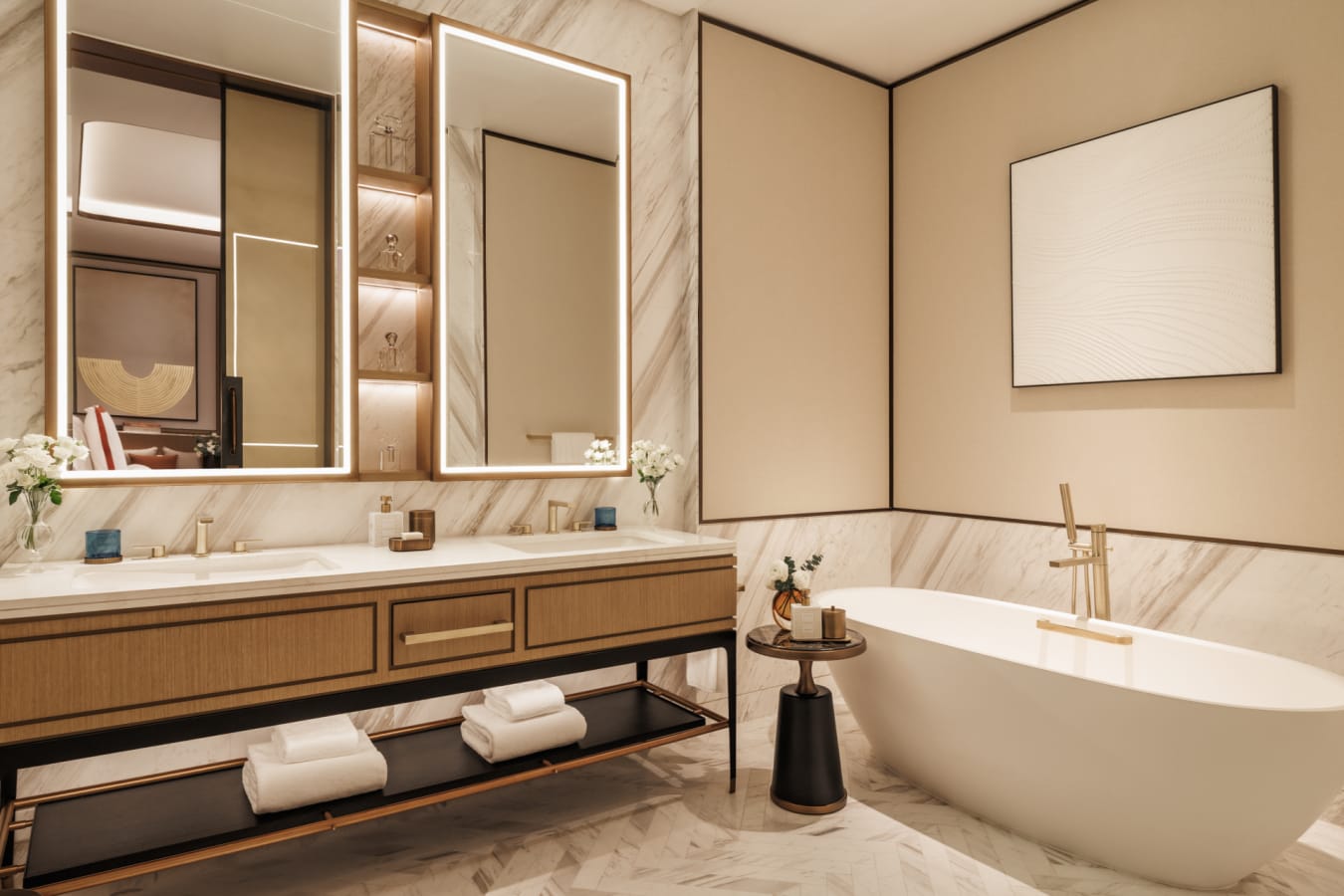 Marina Deluxe Room Bathroom