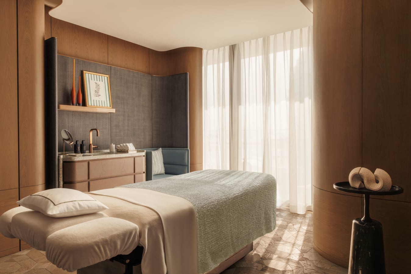 Spa treatment room
