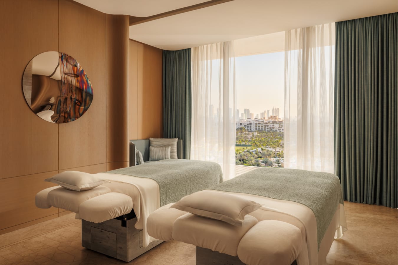 Spa couples treatment room