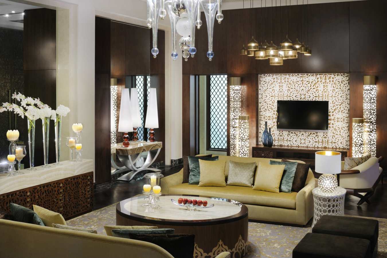Grand Palm Suite Living Room - One&Only The Palm