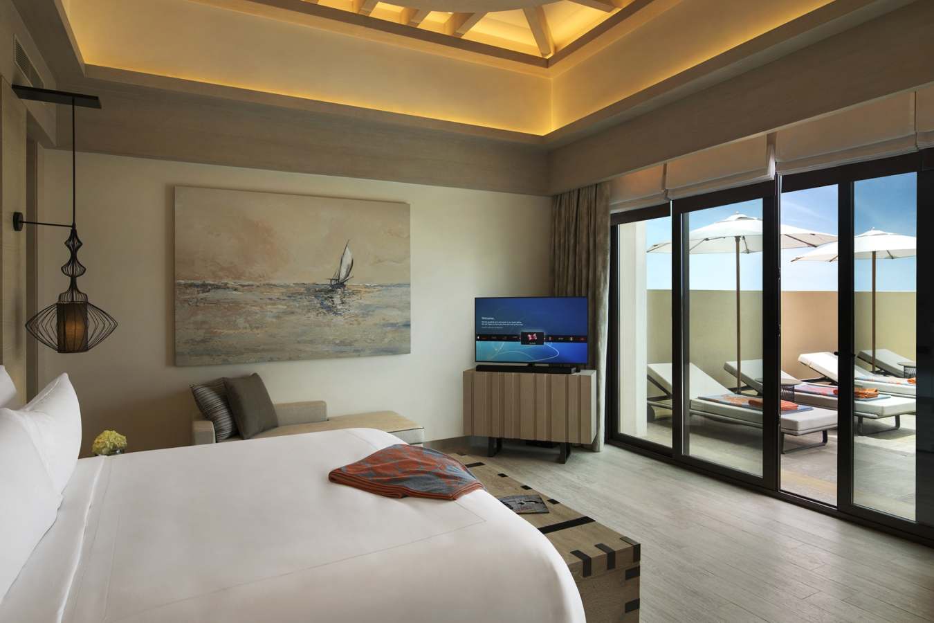 Beachfront Villa Master Bedroom