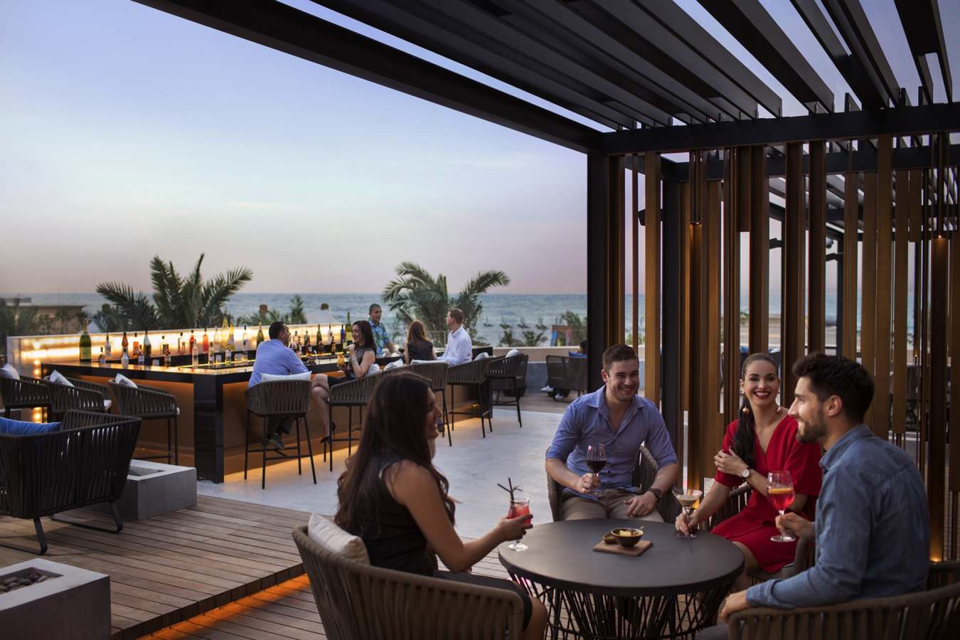 Saadiyat Rotana Resort  Villas - Roof Bar