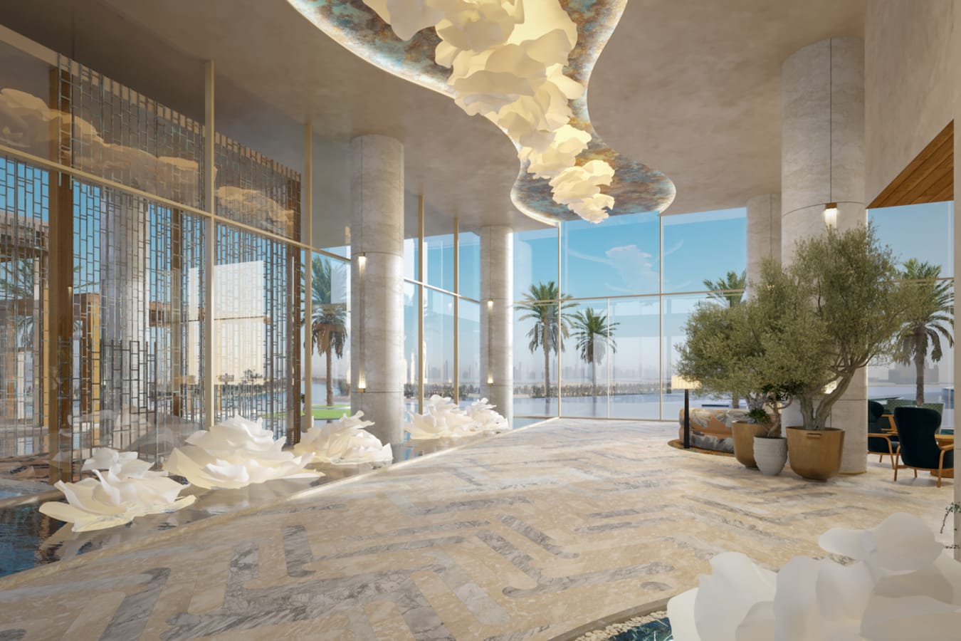  Six Senses The Palm Dubai - reception 