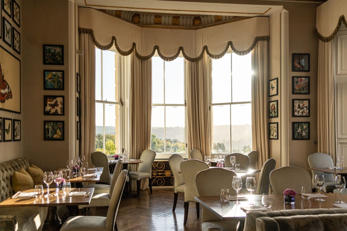 The dining room with view 