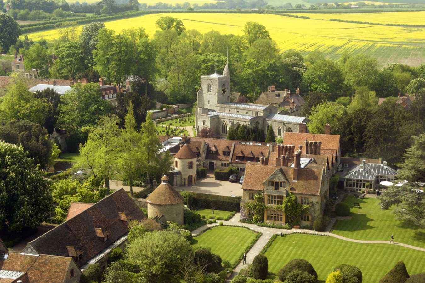 Aerial view - Belmond Le Manoir aux Quat'Saisons