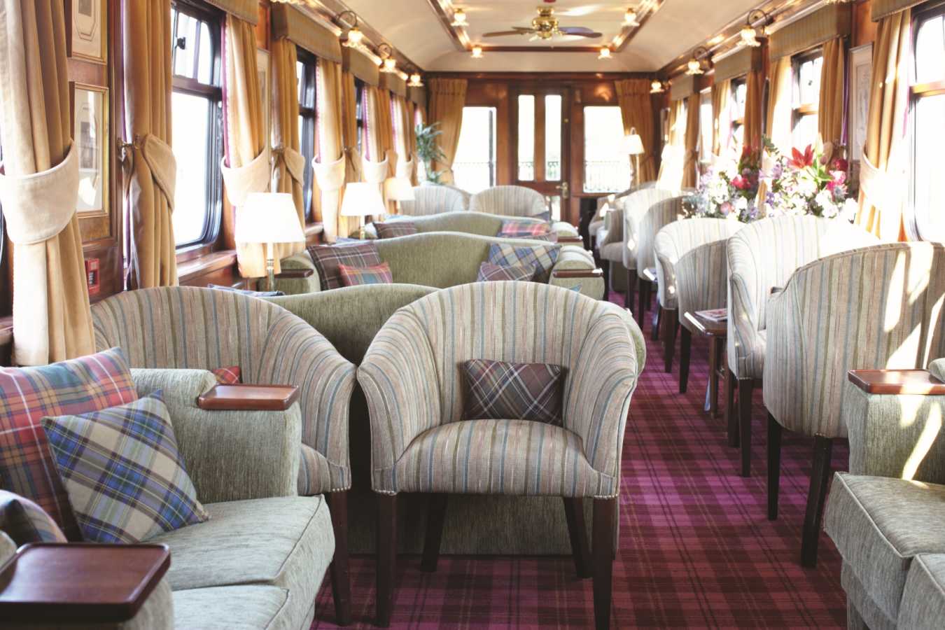 Bar car - Belmond Royal Scotsman