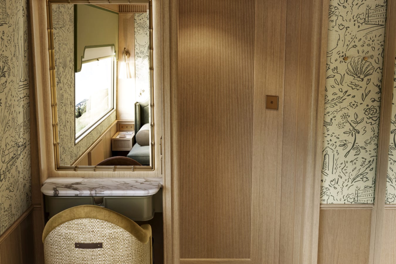 Suite Marbel Vanity with Mirror