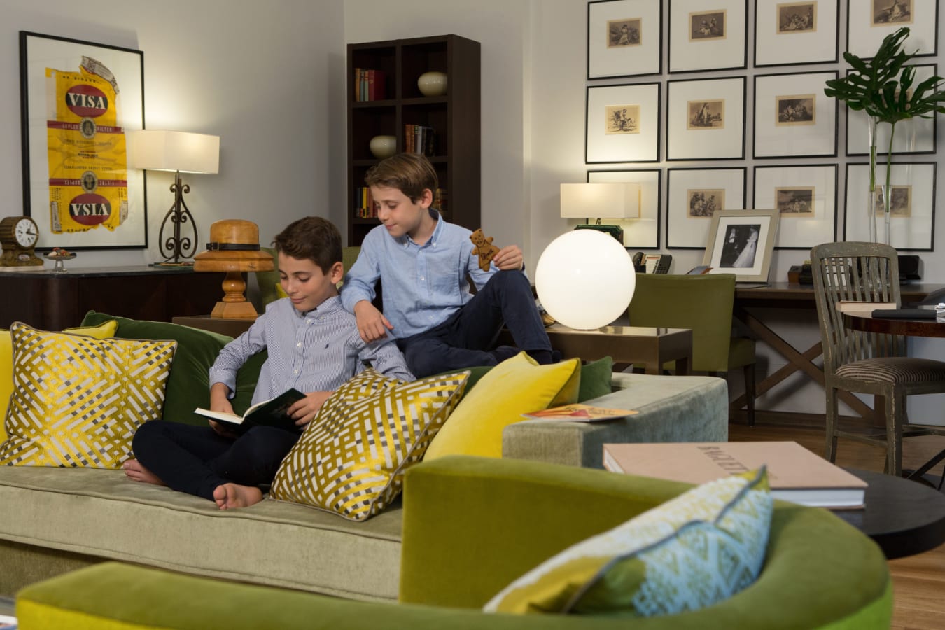 Children at Browns hotel 